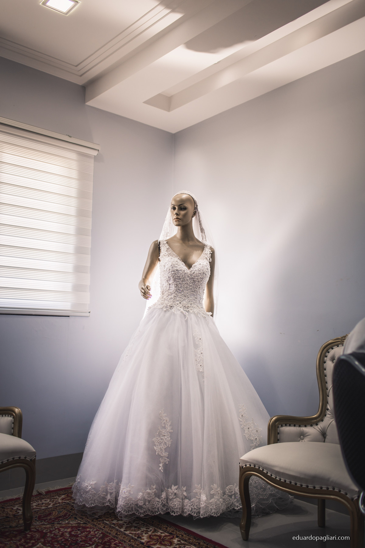 vestido da noiva antes do casamento