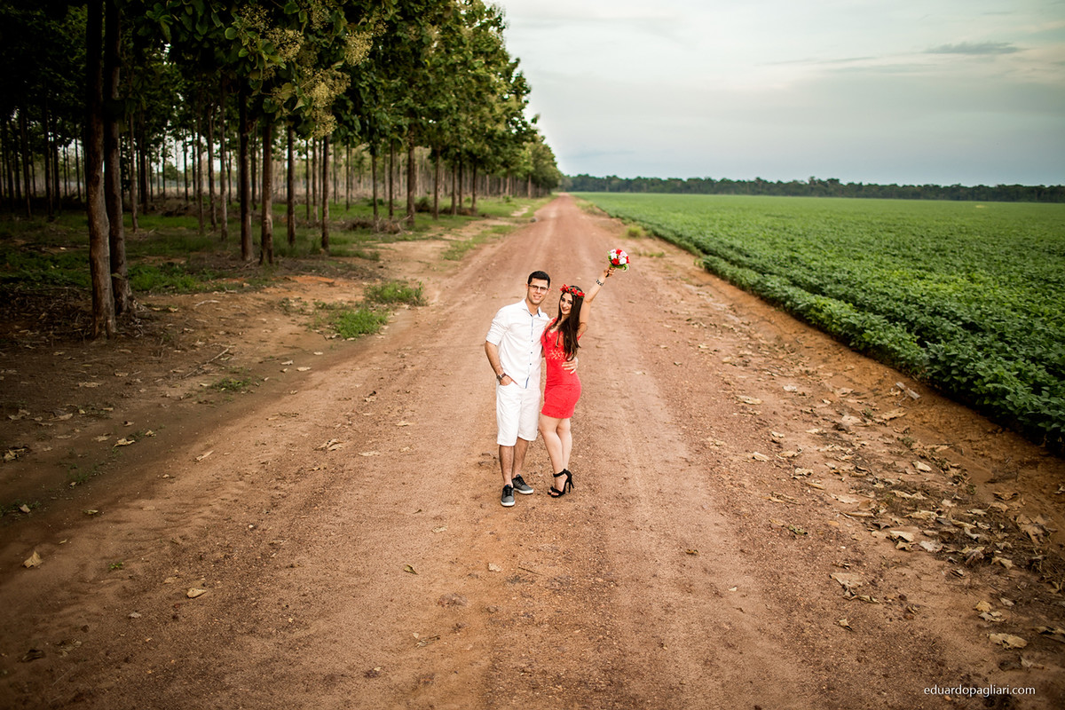 pre casamento em plantação