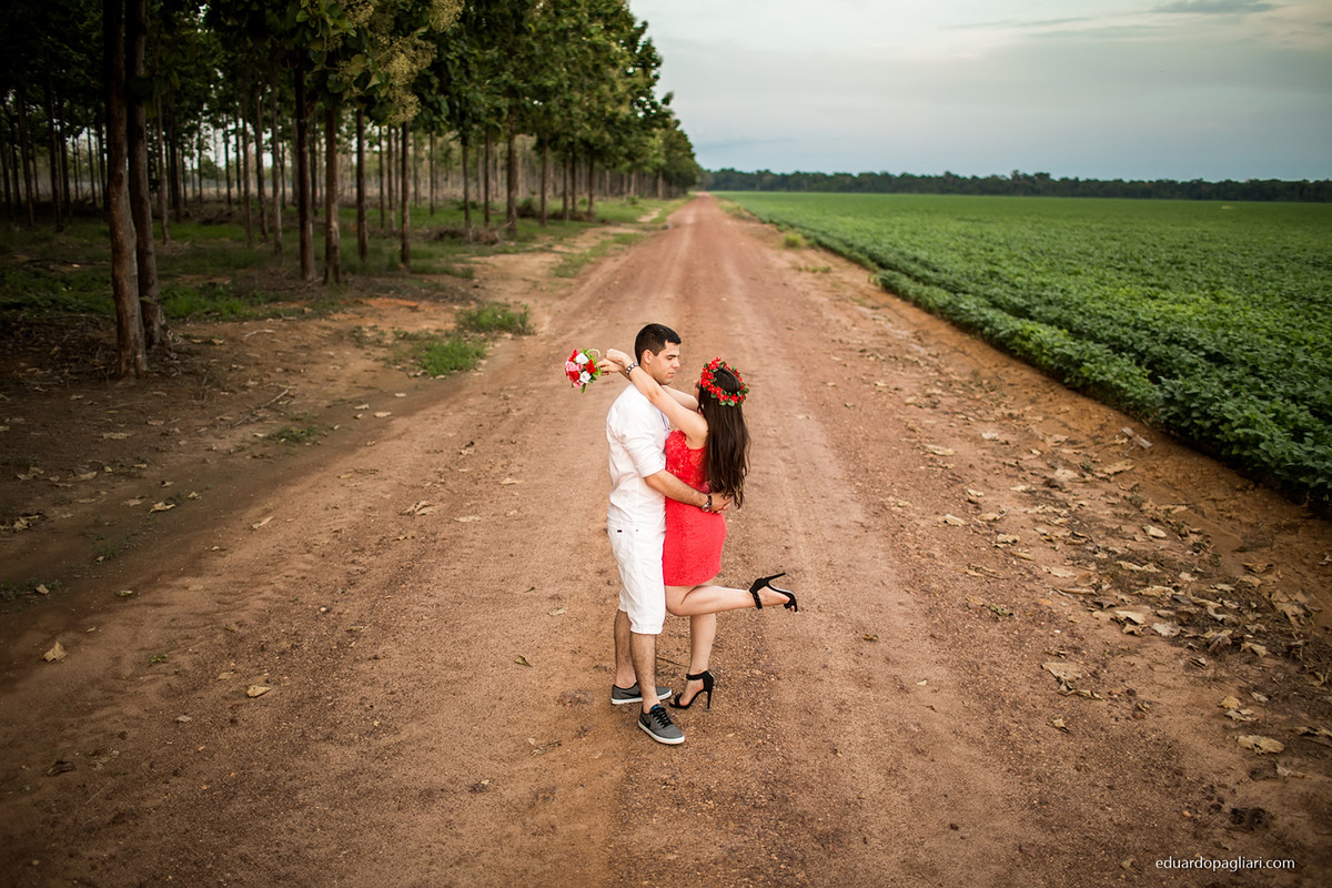 pre casamento em plantação