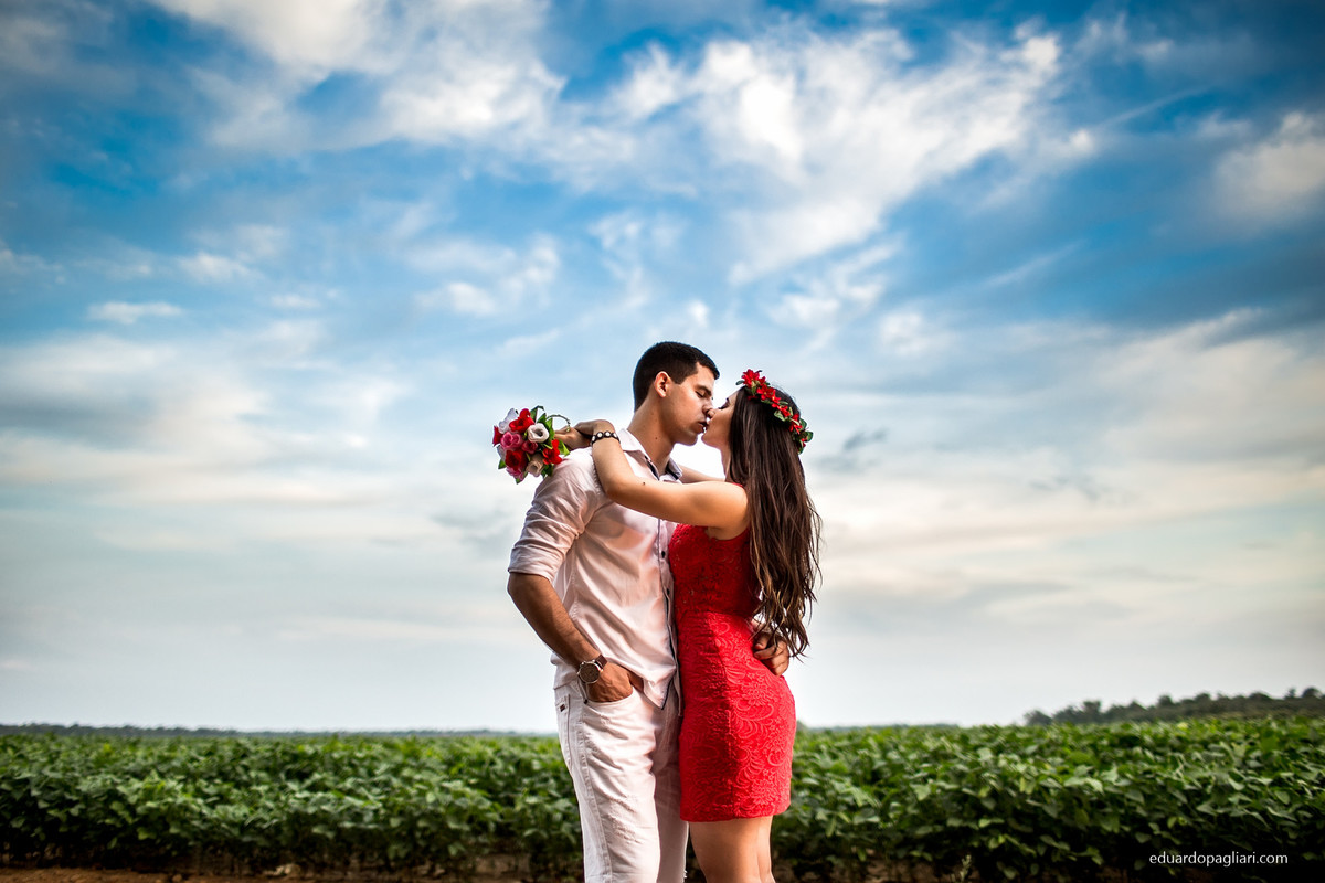 pre casamento em plantação