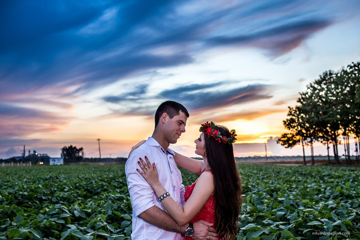 pre casamento em plantação