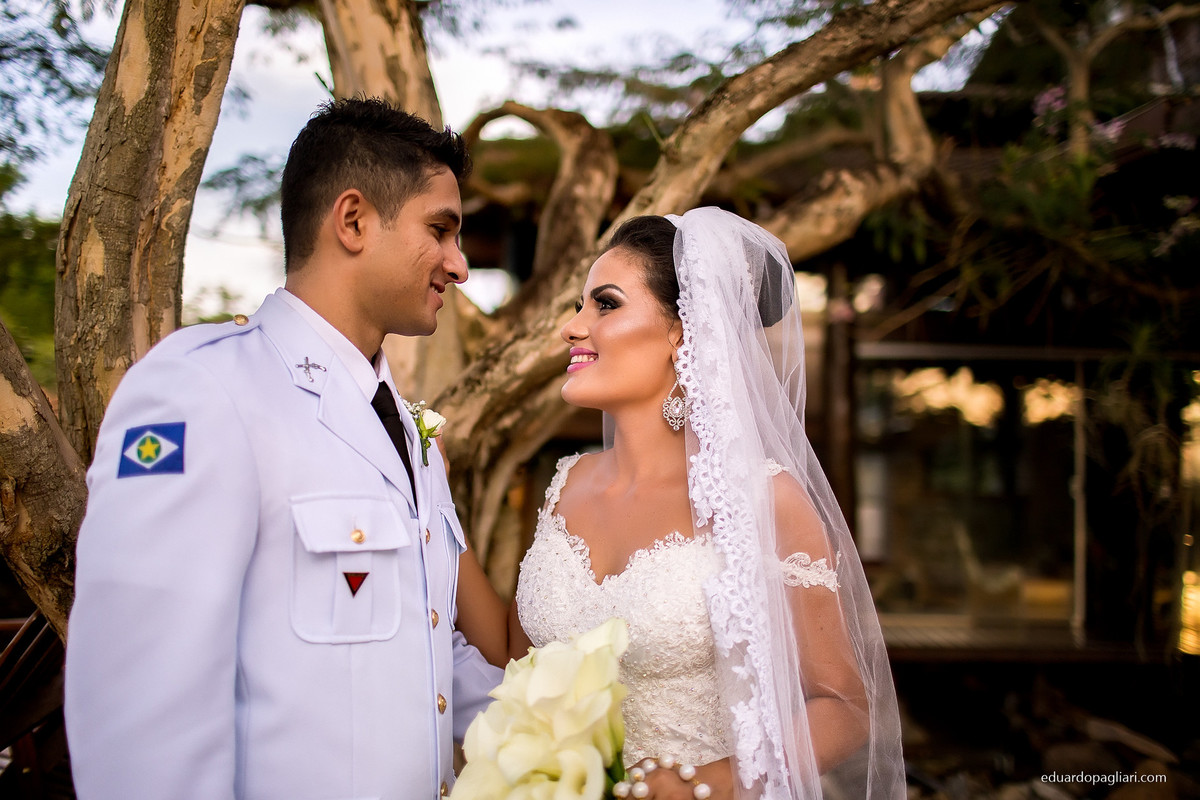 casamento com policial fardado