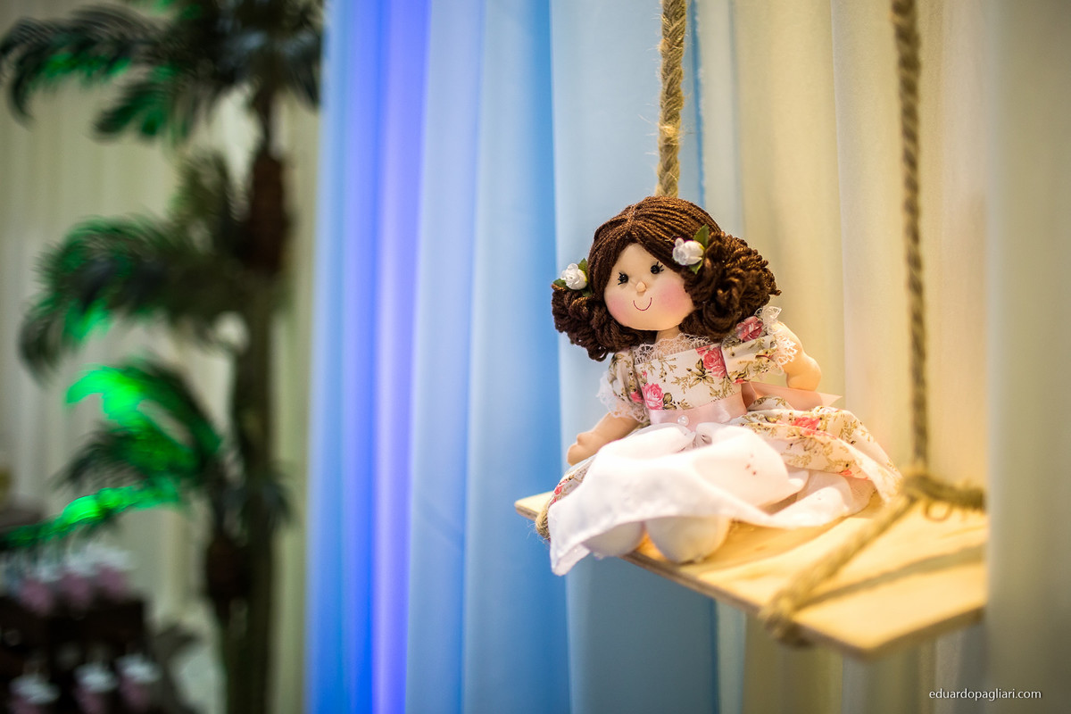 aniversário infantil com tema de boneca
