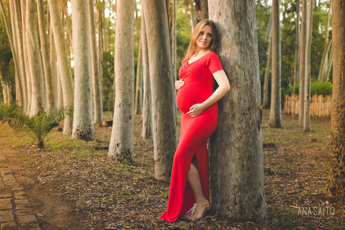 Ensaio Gestante no Parque do Piqueri