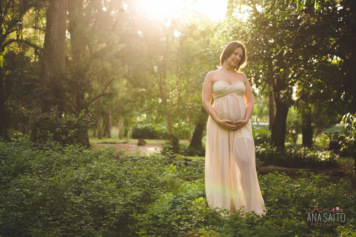 Ensaio Gestante no Parque do Piqueri