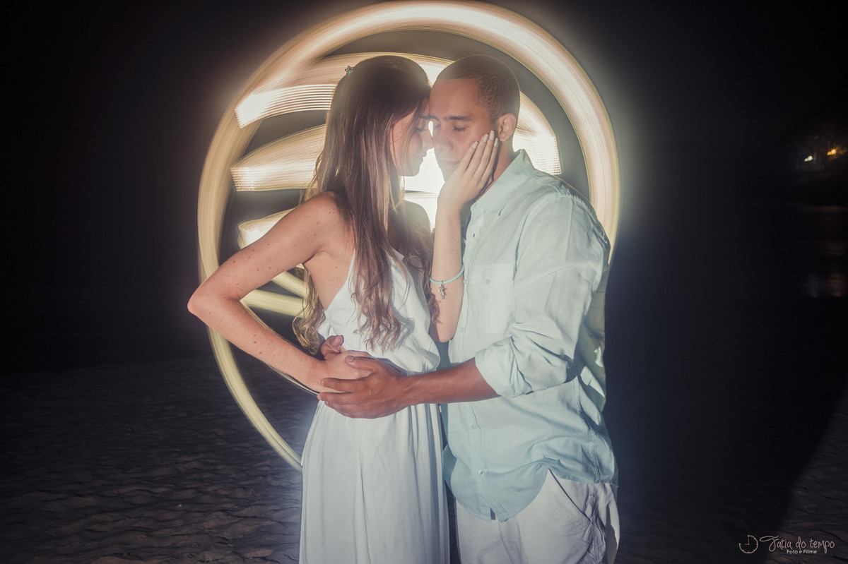 light paint, efeito na foto