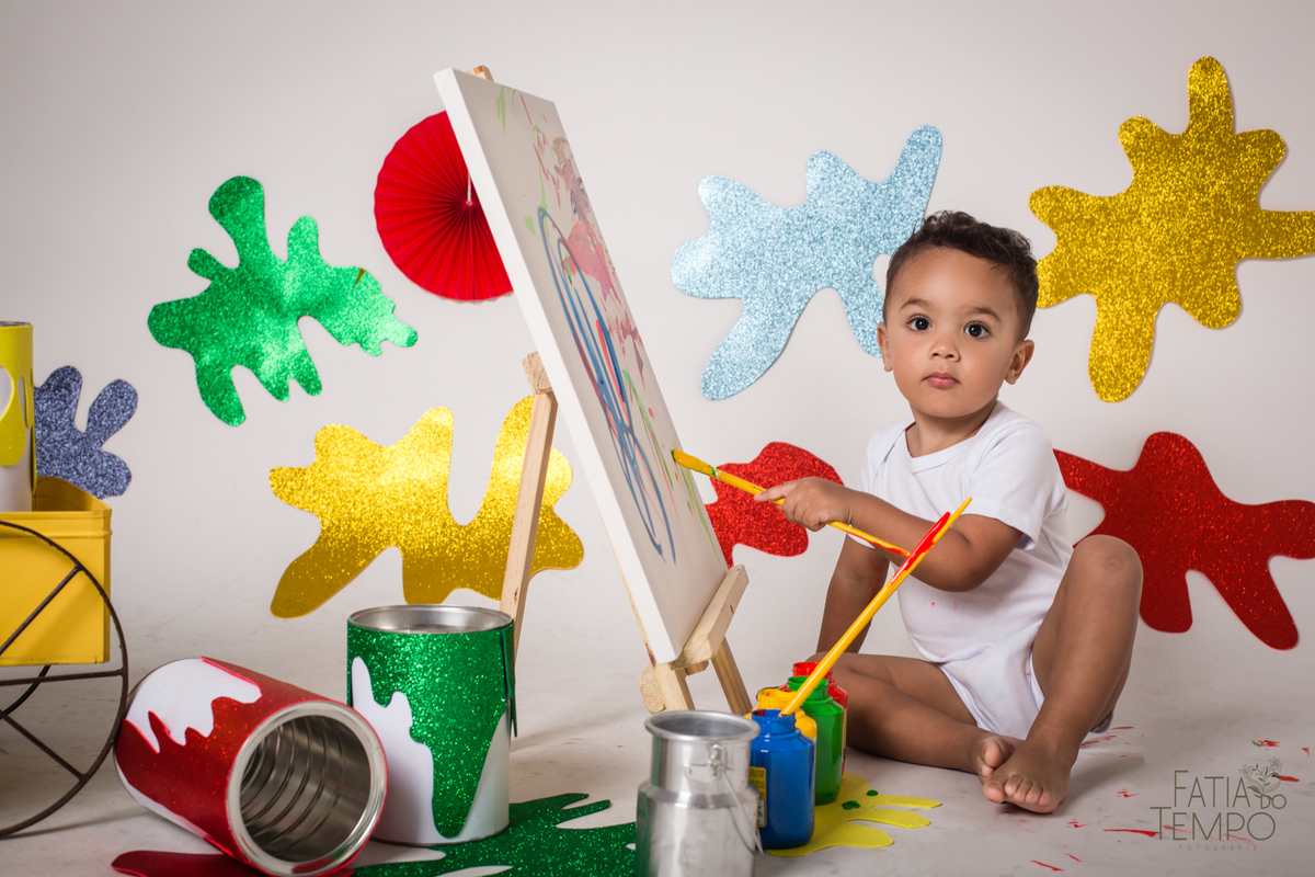 ensaio paint baby, ensaio paint baby, ensaio de bebe, ensaio de bebe, ensaio de 2 anos, ensaio de familia, paint baby, ensaio de pintura, ensaio pintura