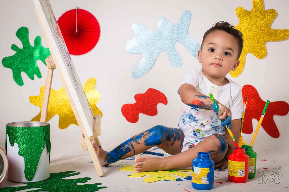 ensaio paint baby, ensaio paint baby, ensaio de bebe, ensaio de bebe, ensaio de 2 anos, ensaio de familia, paint baby, ensaio de pintura, ensaio pintura