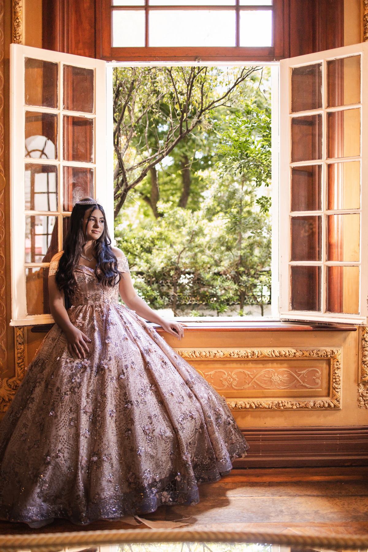 ensaio fotográfico, 15 anos, debutante, Museu do Ipiranga, museu, natureza, campo, vestido de debutante, luz natural, sol, elegância, juventude, celebração, flores, fotos externas, ensaio ao ar livre, beleza natural, sorriso, espontaneidade, emoção