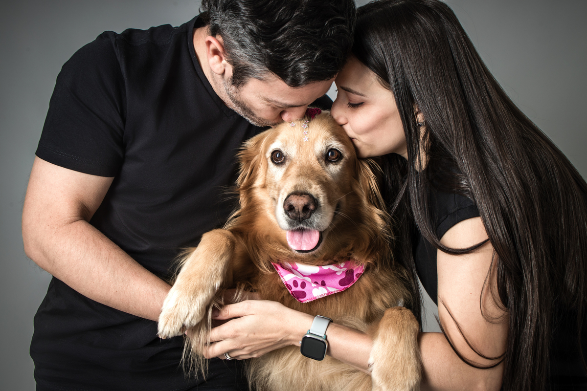 ensaio casal, ensaio pet, casal, amor, ensaio fotográfico, ensaio em estúdio, prewedding, pre casamento, ensaio de casamento, fotos, fotografia, decoração, fotos casa, fotos românticas, Golden, cachorro, ensaio com cachorro