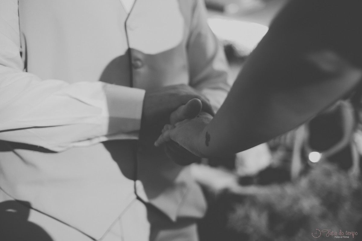 Carinho na cerimônia