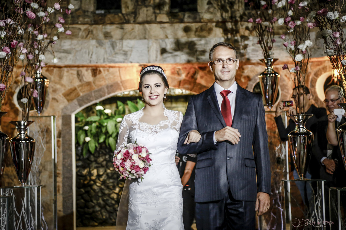 Noiva e seu pai
