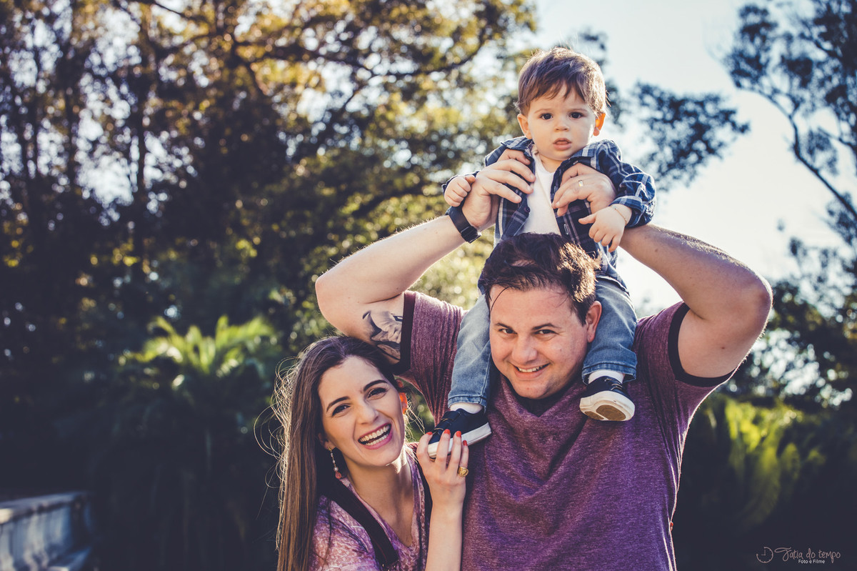 ensaio de familia no museu