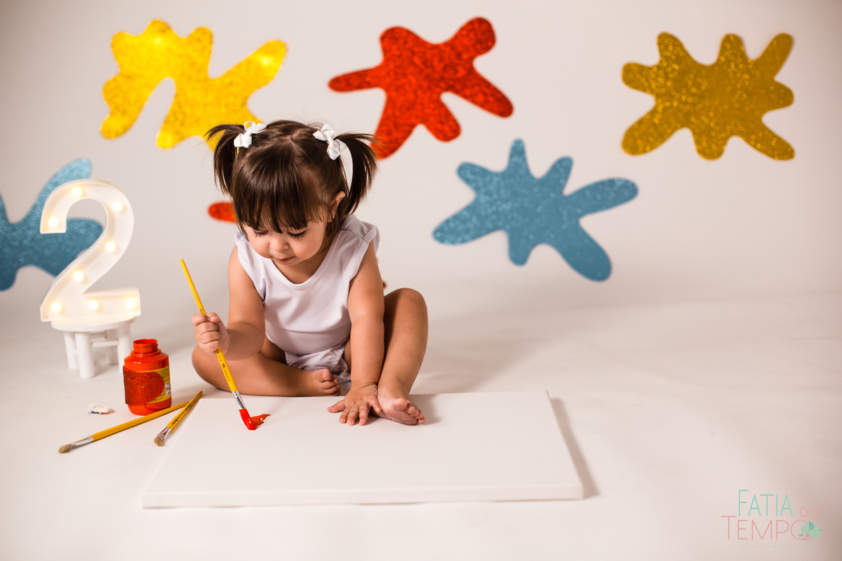 paint baby, ensaio de 1 ano, ensaio de 2 anos, estudio fotografico, estudio em são caetano, estudio em santo andré, fotografa de ensaios, fotografo de ensaios, ensaio de comemoração de aniversario, ensaio de pintura