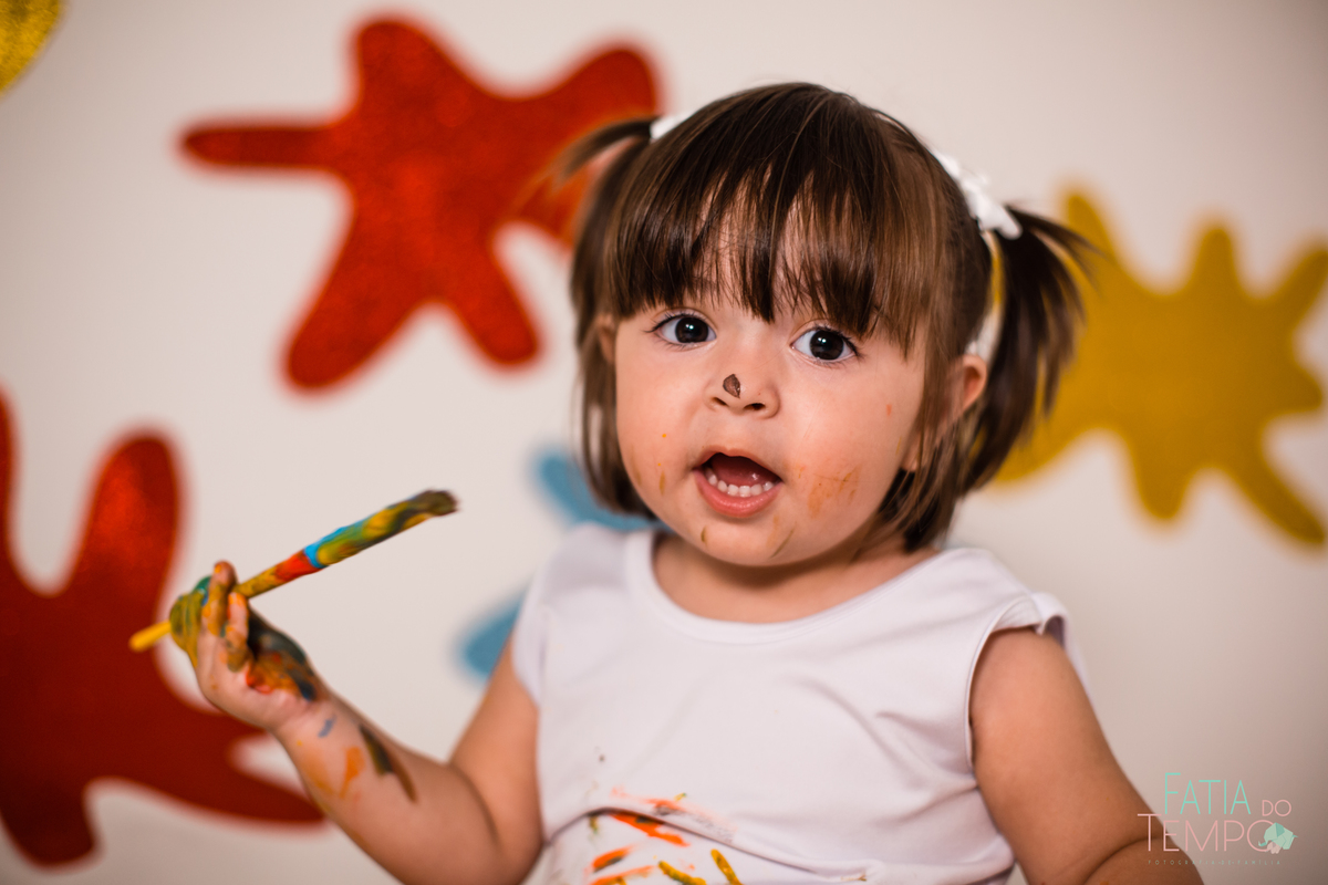 paint baby, ensaio de 1 ano, ensaio de 2 anos, estudio fotografico, estudio em são caetano, estudio em santo andré, fotografa de ensaios, fotografo de ensaios, ensaio de comemoração de aniversario, ensaio de pintura