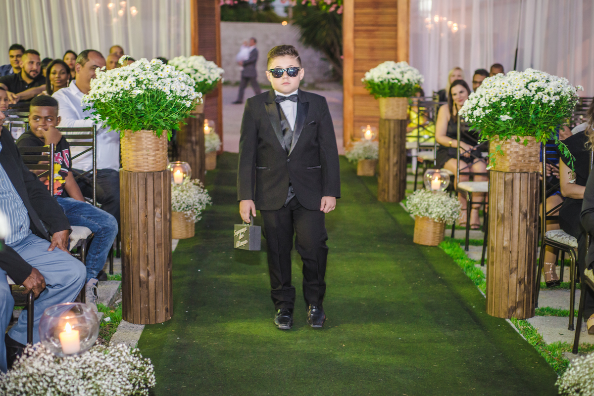 casamento no salão de festas