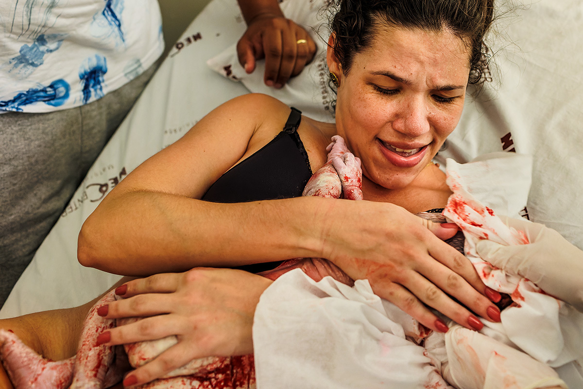 mulher teve um vbac que é um parto natural após cesárea