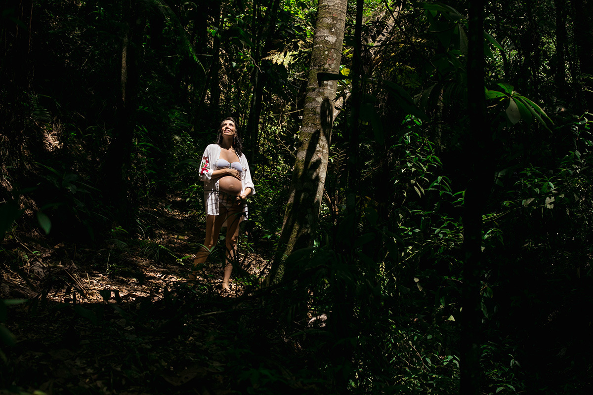 caminhada pelas trilhas das cachoeiras do clube Campestre