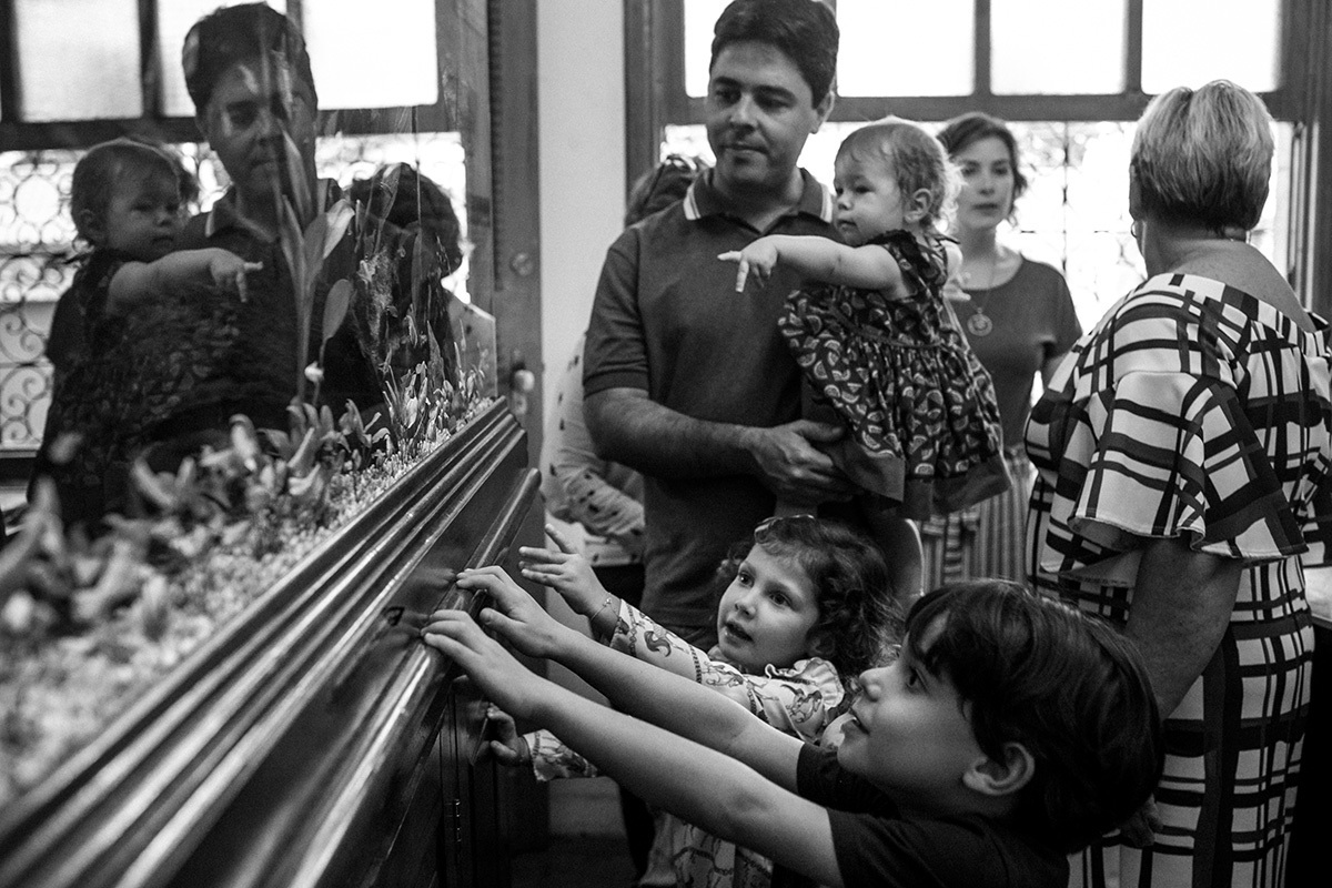 Adriana Costa fotografou crianças no Aquário de BH