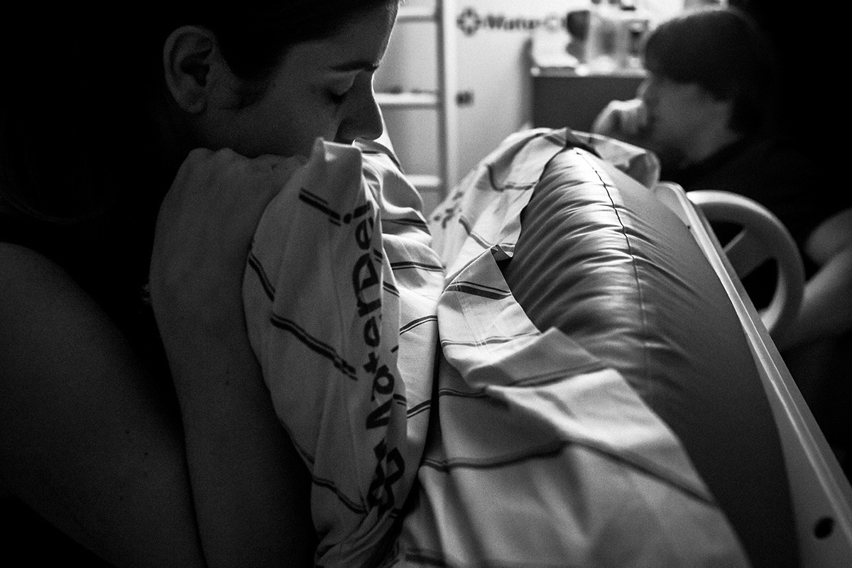 casal durante a vivência do trabalho de parto