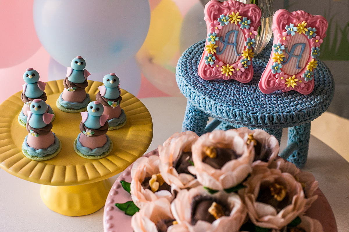 decoração da festa de aniversário de 1 ano da Alice