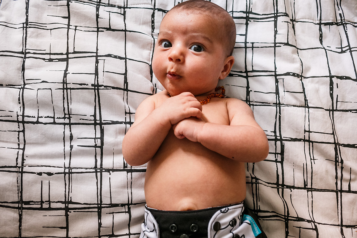 foto de Adriana Costa das carinhas divertidas feita pelo bebê
