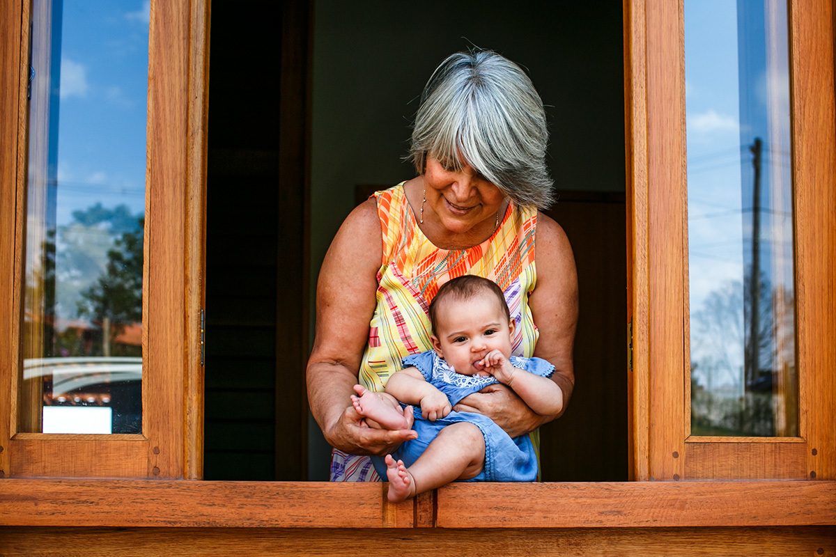 avó com sua neta