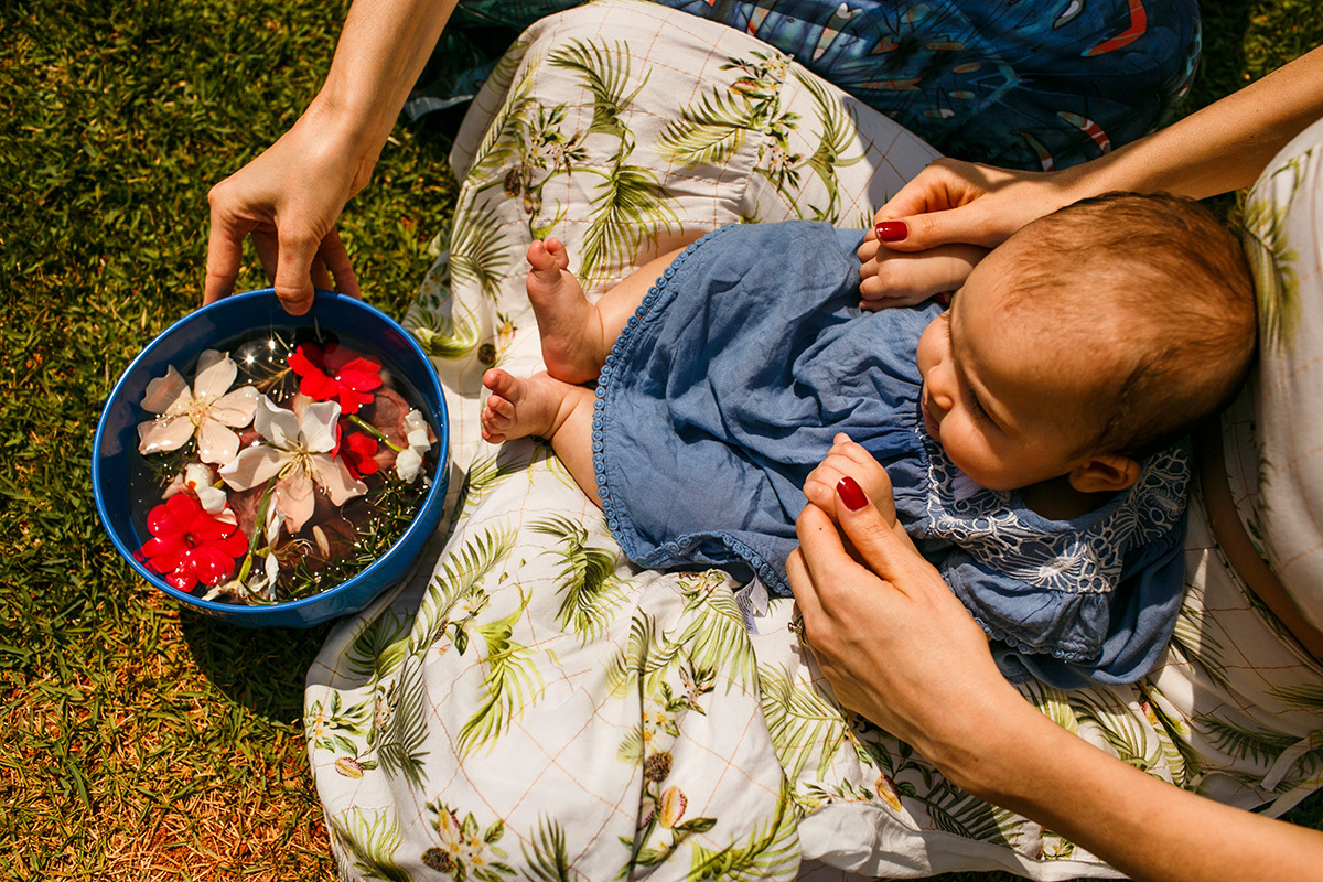 cerimônia de enterro da placenta