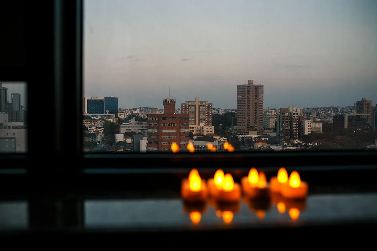 dia amanhecendo durante o trabalho de parto