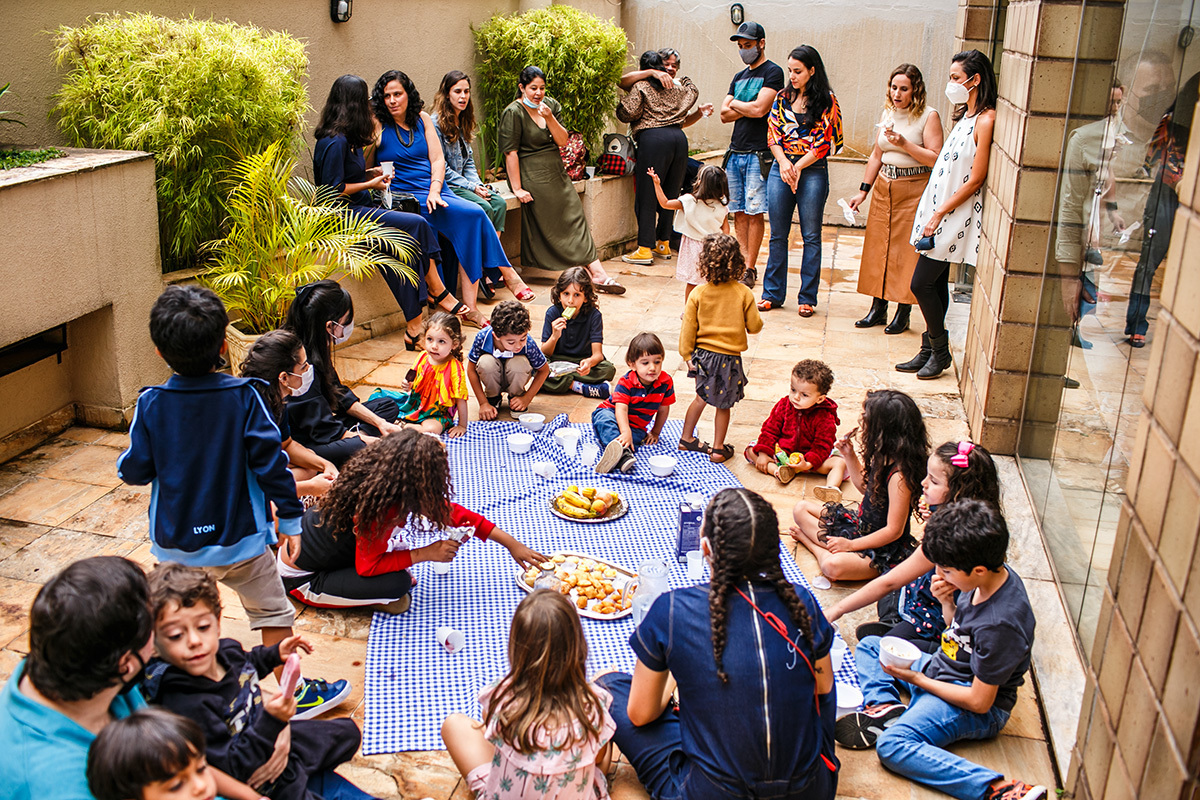 festa infantil com piquenique