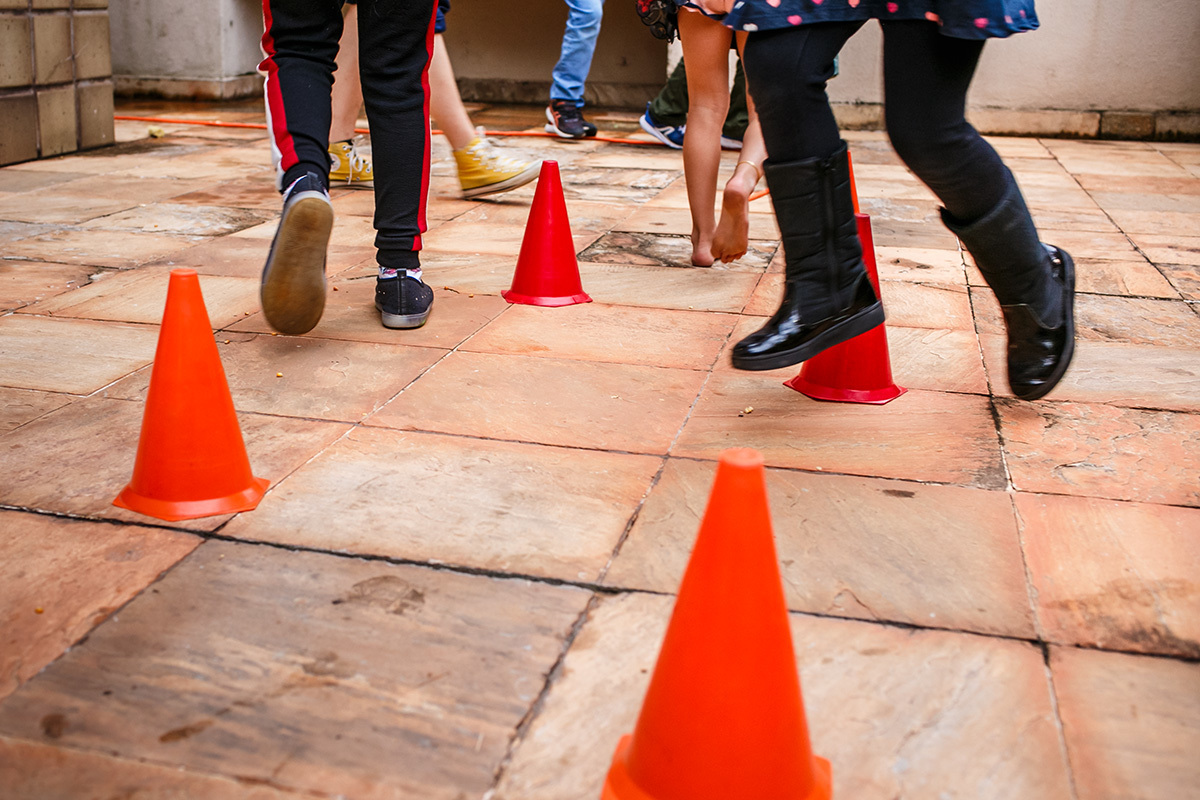 corrida de obstáculos