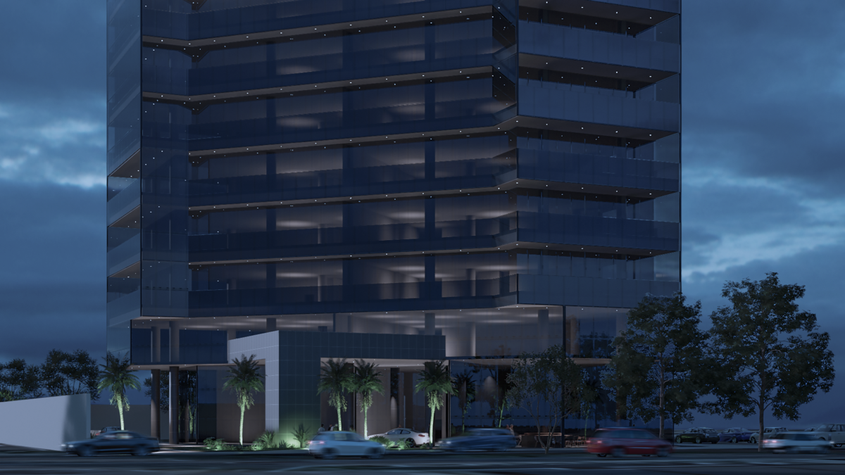 Detalhe Térreo - Noturna
 