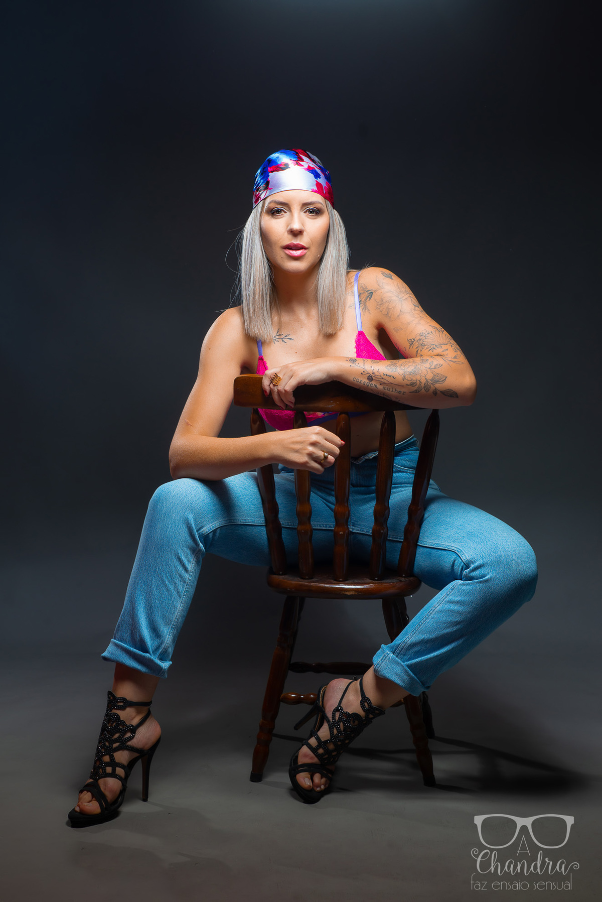 Ensaio feminino estúdio blumenau