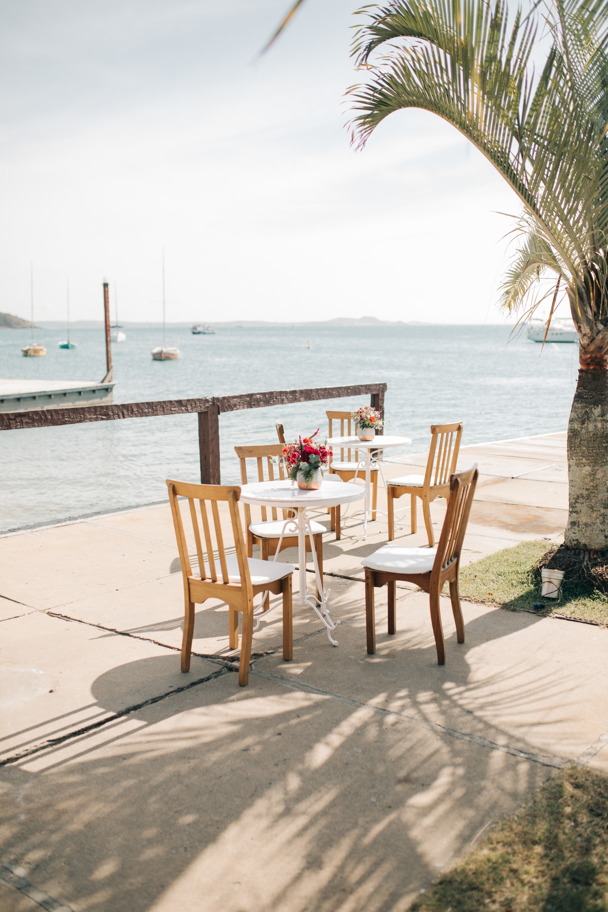 decoração de mesas no iate clube 