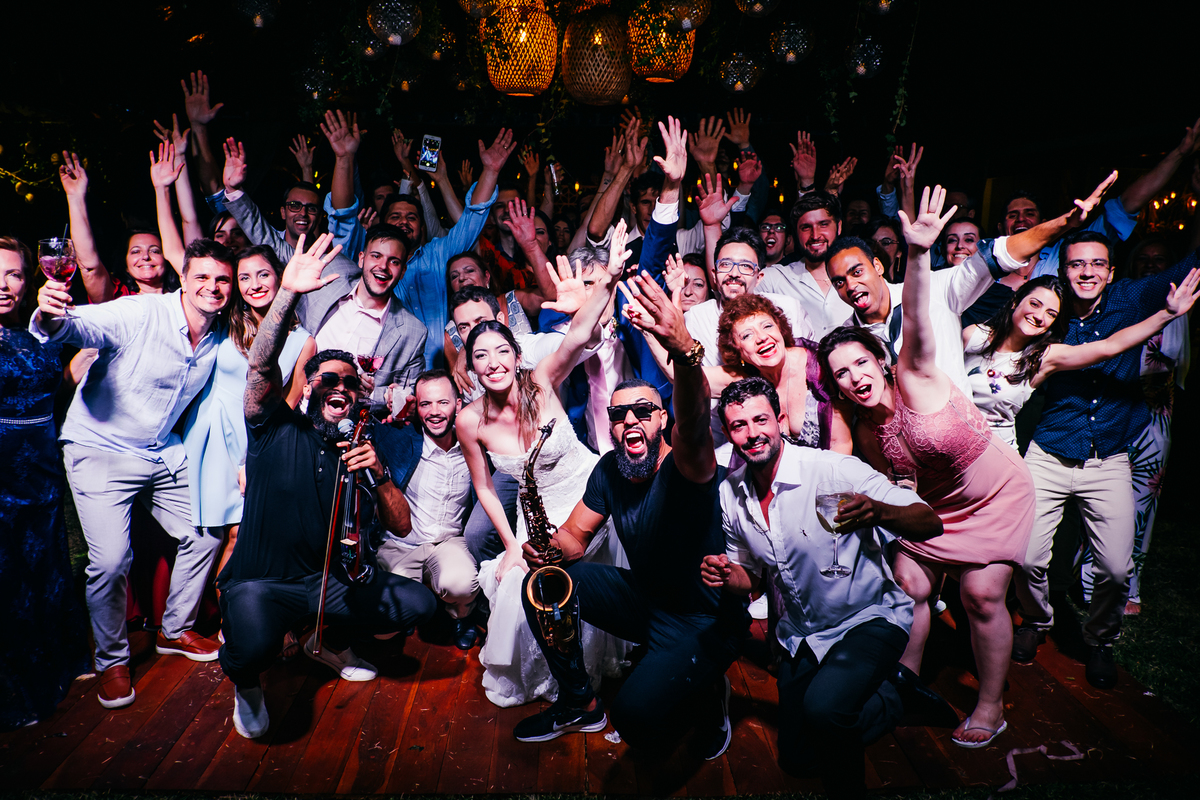 no momento da festa no sunrise 