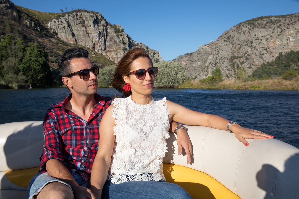 Passeio no barco de outra perspectiva