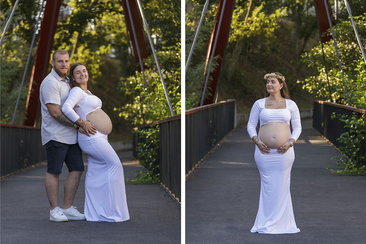 A ponte de Tondela, o local perfeito para uma sessão fotografia de Gravida