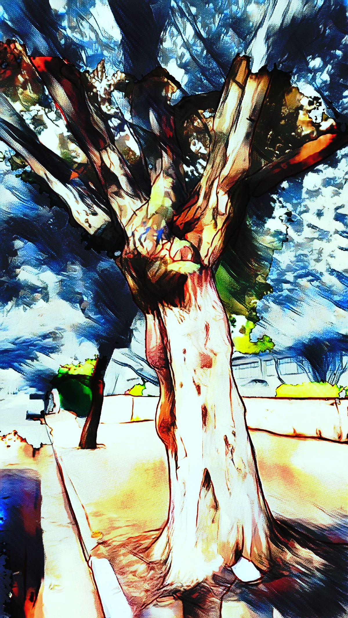 ART INSPIRING THE TREES AND PARKS