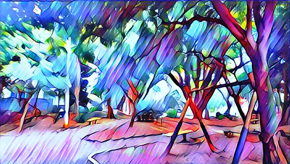 ART INSPIRING THE TREES AND PARKS