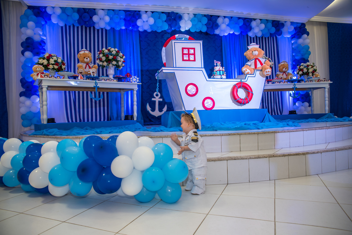 Decoração de Aniversário com tema marinheiro