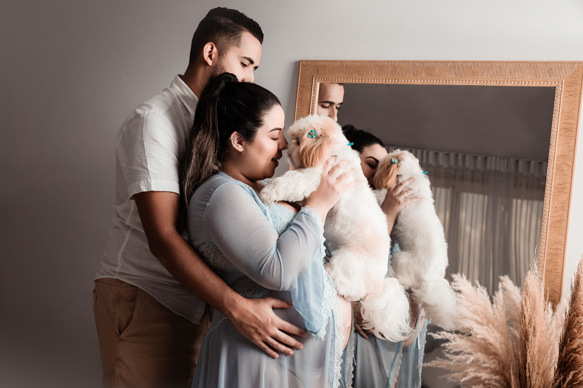 Ensaio Gestante , Julia e Gustavo - À doce espera de Bernardo