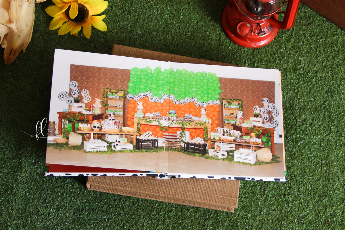 álbum encadernado, diagramação de álbum, diagramação, álbum fazendinha, diagramação de álbum fazendinha, fazendinha, smash the cake fazendinha,  design gráfico, 