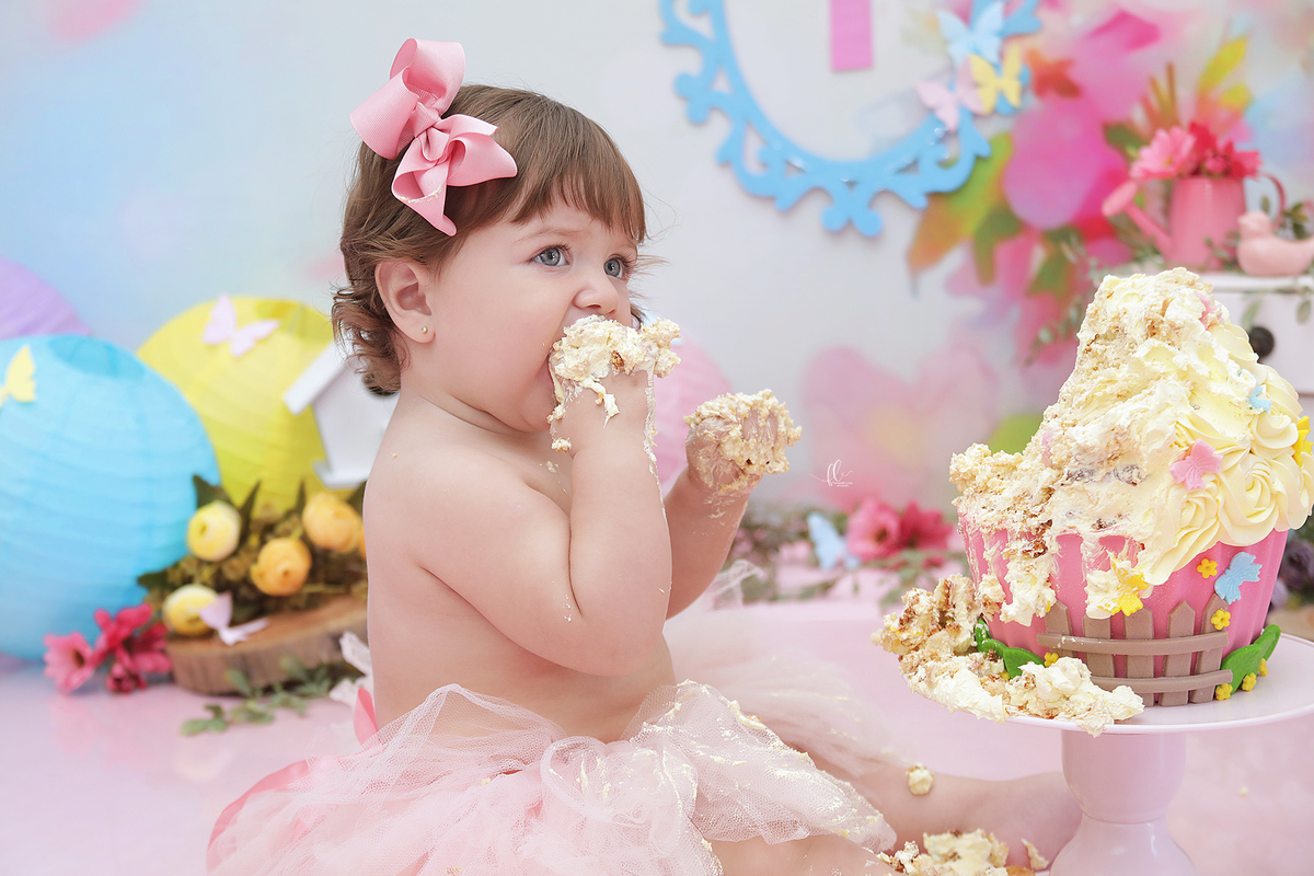 smash, smash the cake, ideias jardim encantado, sessão do bolinho, cake smash, smash the cake tema jardim encantado, smash the cake cenário jardim, jardim encantado,bolo jardim encantado,smash the cake para menina,sessão de um ano no tema jardim,borboleta