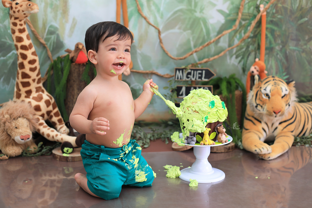 smash, smash the cake, ideias safari, ideias no tema safari, sessão do bolinho, cake smash, smash the cake tema safari , smash the cake cenário safari, selva,bolo safari ,smash the cake para menino,sessão de um ano no tema safari,safari, bichos, animais