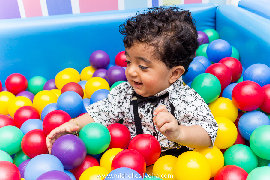 Fotografia de Festa Infantil tema turma do Snoopy no buffet kairós em Diadema - SP