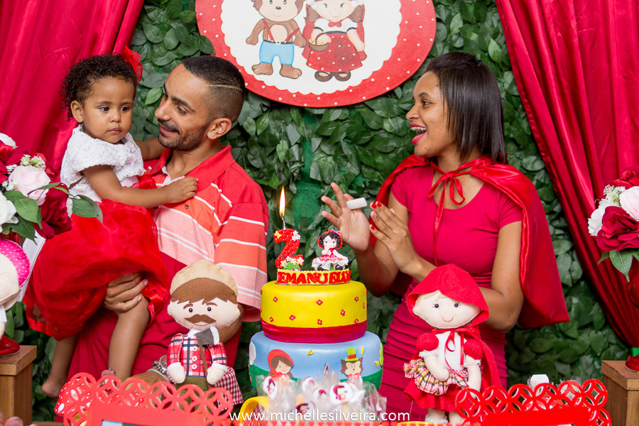 Fotografia de Festa Infantil tema chapeuzinho vermelho em sp