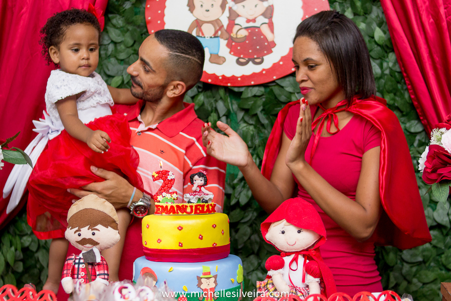 Fotografia de Festa Infantil tema chapeuzinho vermelho em sp