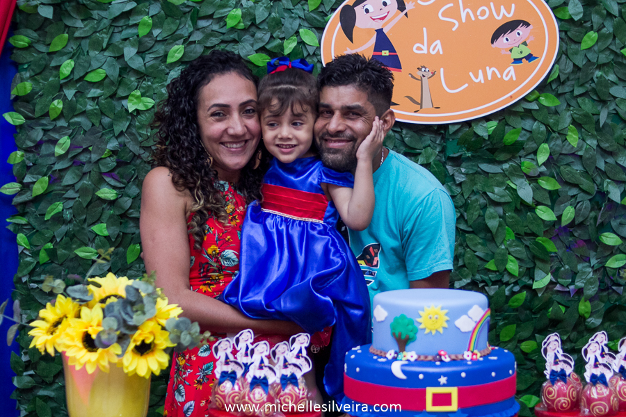 Fotografia de Festa Infantil tema Show da Luna
 no buffet kairós em Diadema - SP