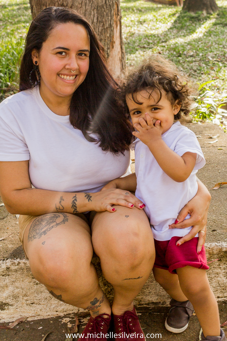 Ensaio fotográfico lifestyle de família no parque do paço em Diadema - sp
