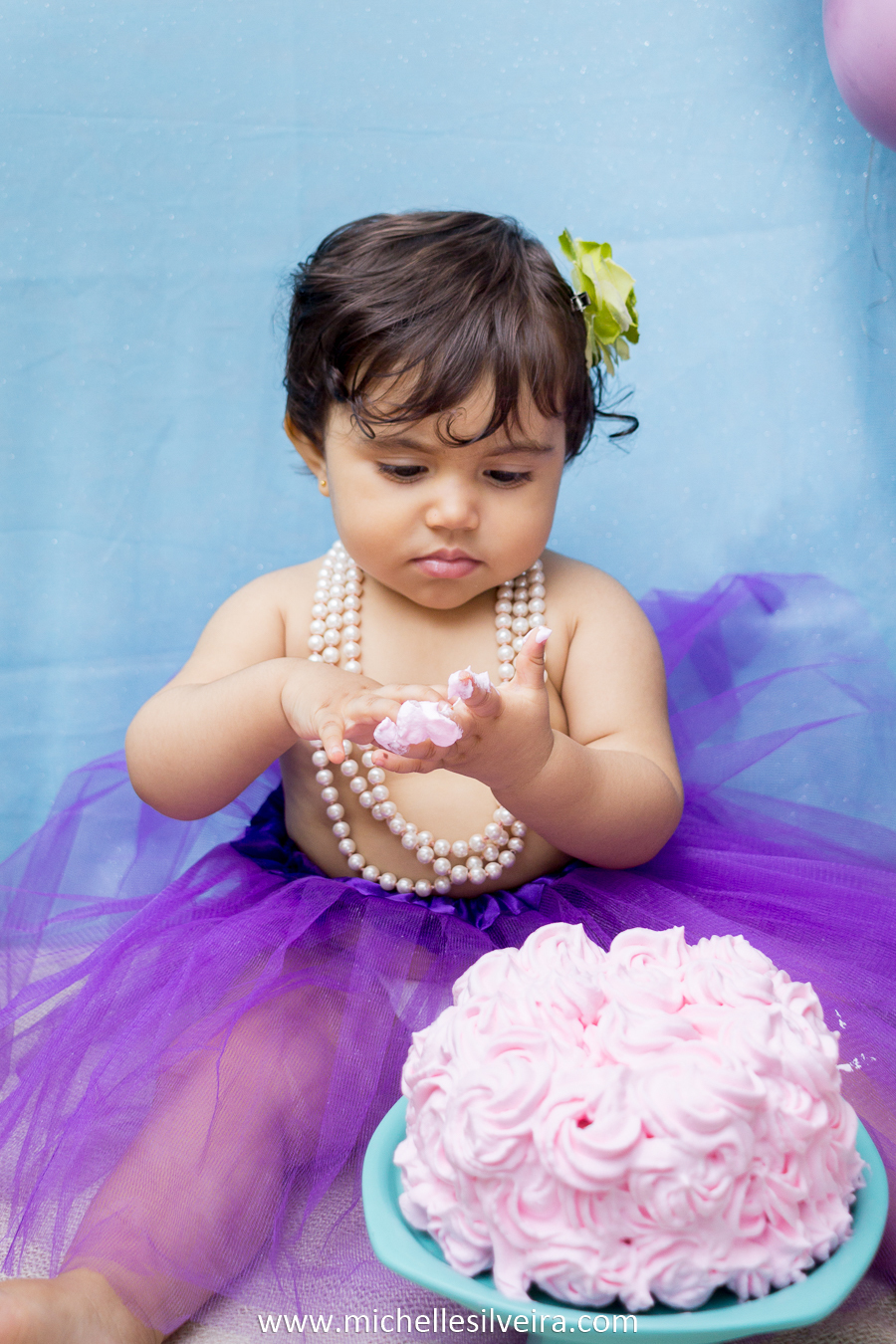 ensaio fotografico smash the cake em são paulo tema sereia